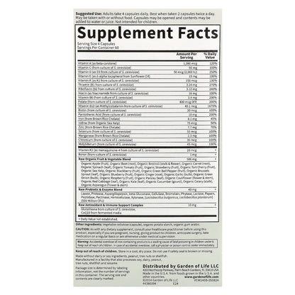 Garden of Life, Vitamin Code®, Whole Food Multivitamin, Women, 240 Vegetarian Capsules