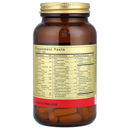 Solgar, V™, Formula VM-75®, Multiple Vitamins with Chelated Minerals, 90 Tablets