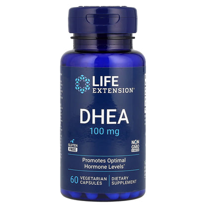 Life Extension, DHEA, 100 mg, 60 Vegetarian Capsules