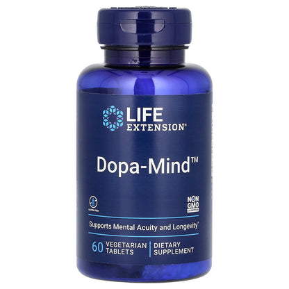 Life Extension, Dopa-Mind, 60 Vegetarian Tablets