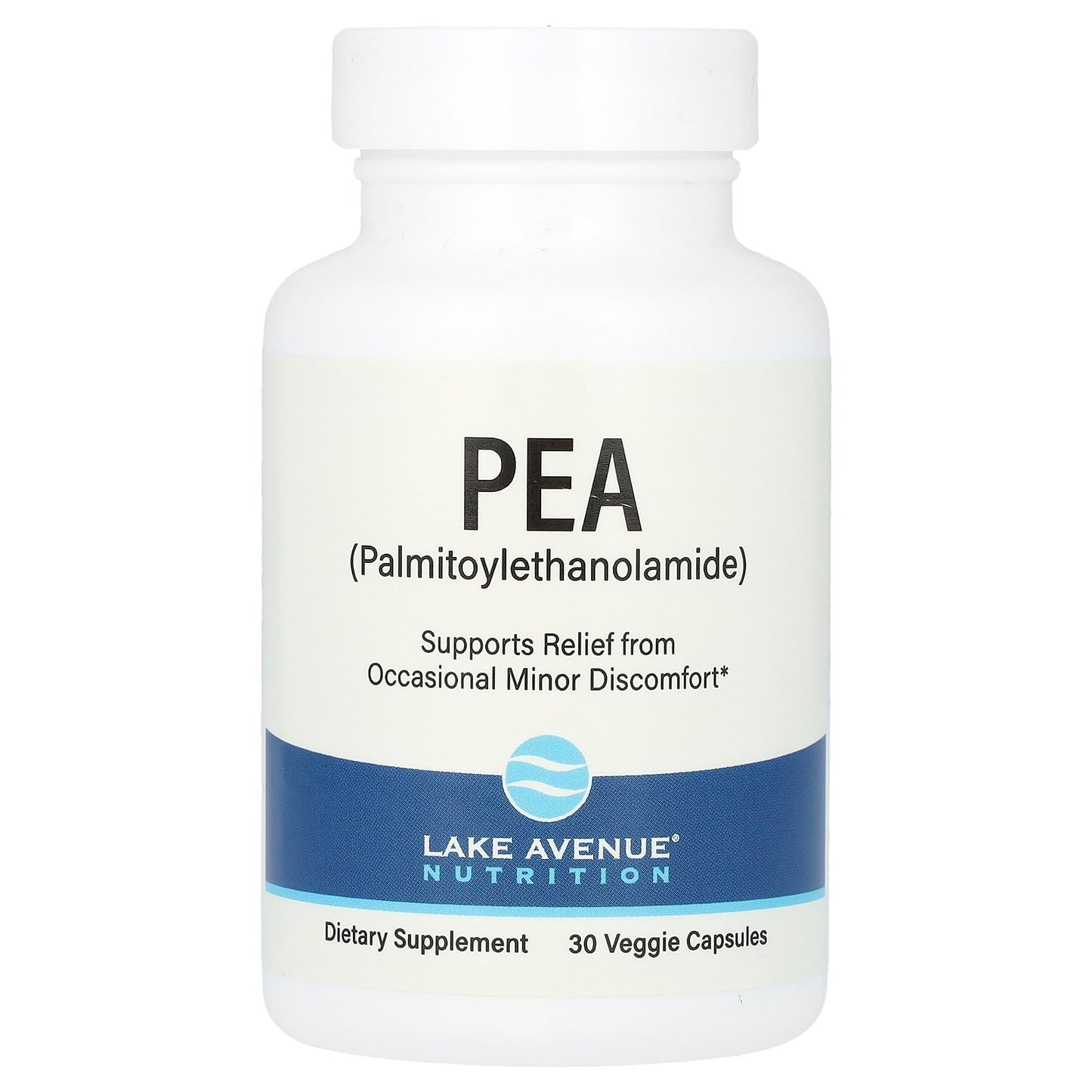 Lake Avenue Nutrition, PEA (Palmitoylethanolamide), 30 Veggie Capsules