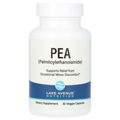 Lake Avenue Nutrition, PEA (Palmitoylethanolamide), 30 Veggie Capsules