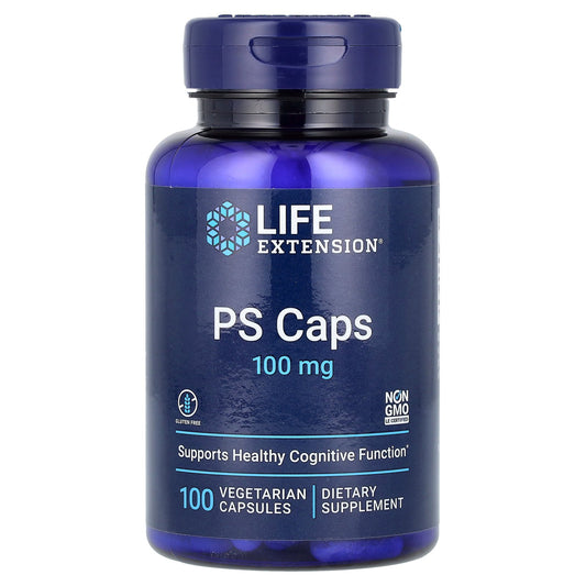 Life Extension, PS Caps, 100 mg, 100 Vegetarian Capsules