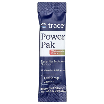 Trace, Power Pak, Watermelon, 30 Stick Packs, 0.22 oz (6.1 g) Each