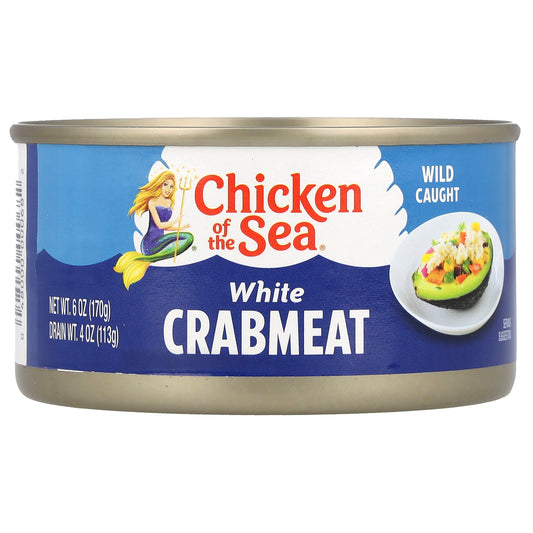 Chicken of the Sea, Wild Caught White Crabmeat, 6 oz (170 g)