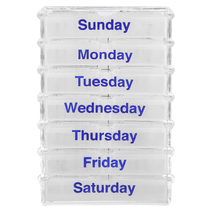 Ezy Dose, Pill Planner, Weekly 4X Day with Pop Outs, 1 Count