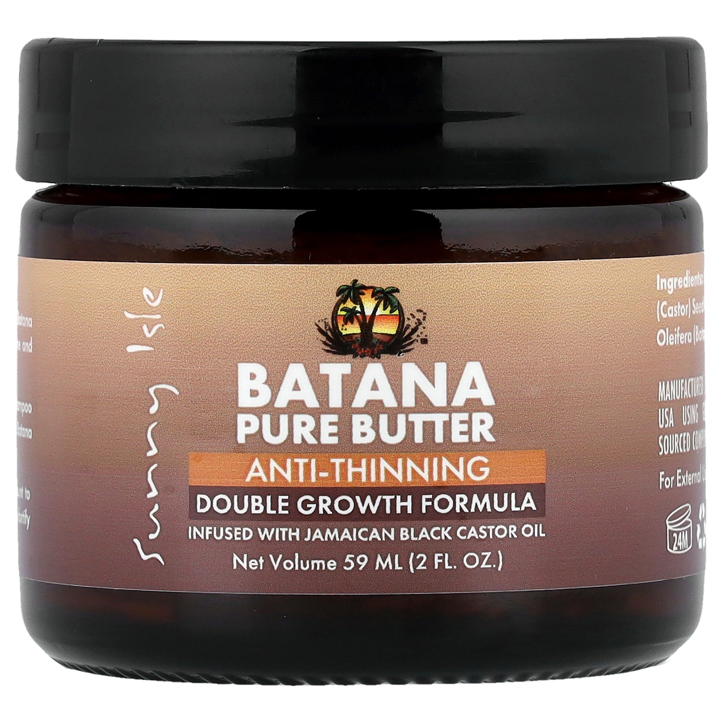 Sunny Isle, Batana Pure Butter, Anti-Thinning, 2 fl oz (59 ml)