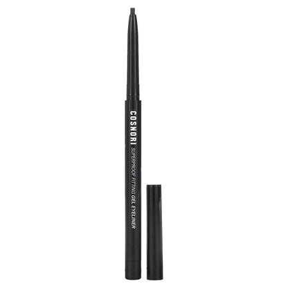 Cosnori, Superproof Fitting Gel Eyeliner, 01 Vivid Black, 0.13 g