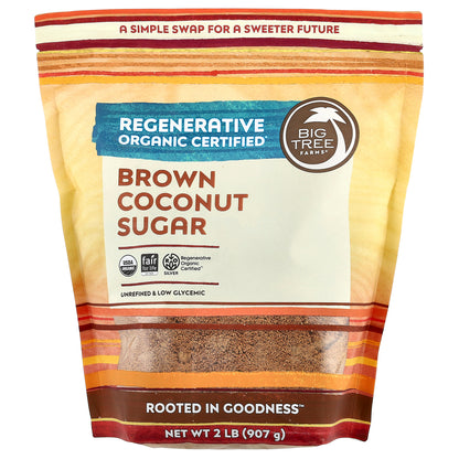 Big Tree Farms, Brown Coconut Sugar, 2 lbs (907 g)