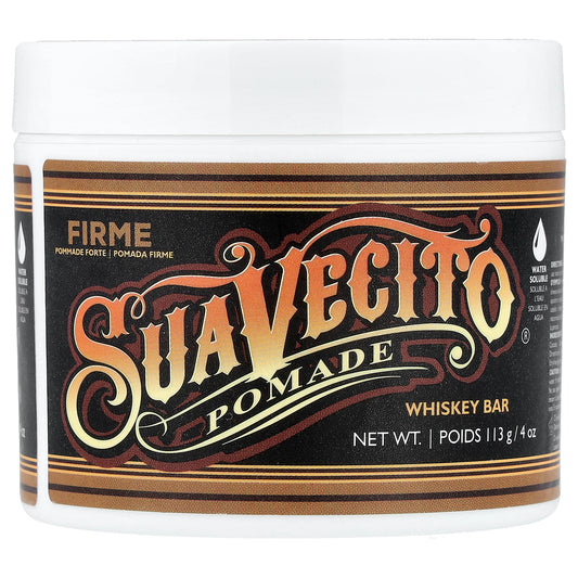 Suavecito, Pomade, Firme, Whiskey Bar, 4 oz (113 g)