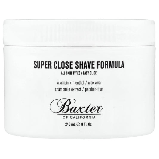 Baxter of California, Super Close Shave Formula, All Skin Types, 8 fl oz (240 ml)