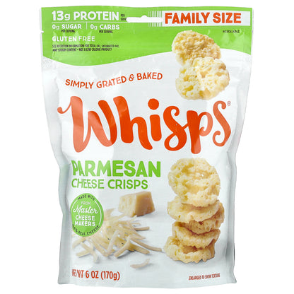 Whisps, Cheese Crisps, Parmesan, 6 oz ( 170 g)