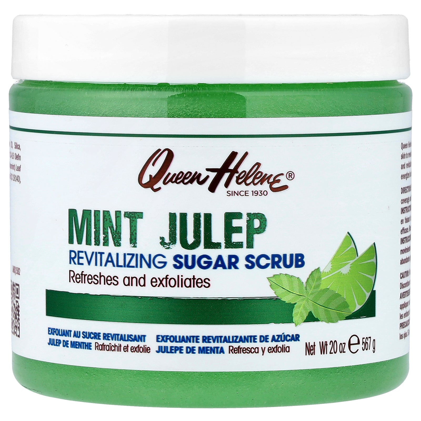 Queen Helene, Revitalizing Sugar Scrub, Mint Julep, 20 oz (567 g)