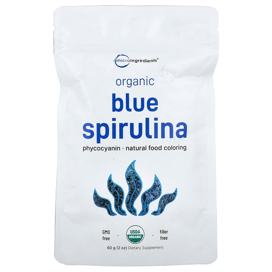 Micro Ingredients, Organic Blue Spirulina, 2 oz (60 g)