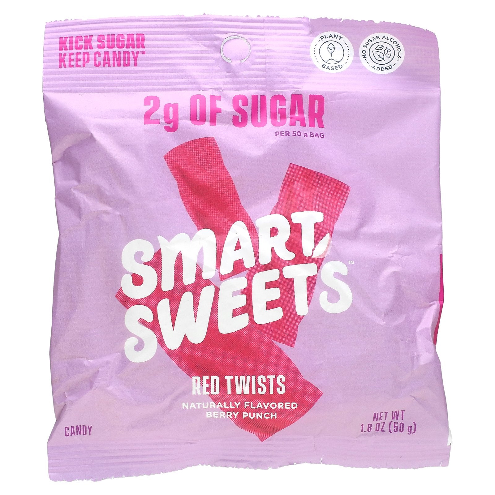 SmartSweets, Red Twists, Berry Punch, 1.8 oz (50 g)