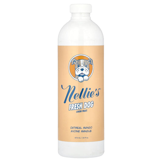 Nellie's, Fresh Dog, Oatmeal Mango, 16 fl oz (474 ml)