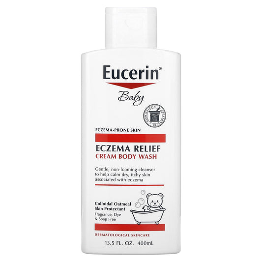 Eucerin, Baby, Eczema Relief, Cream Body Wash, 13.5 fl oz (400 ml)