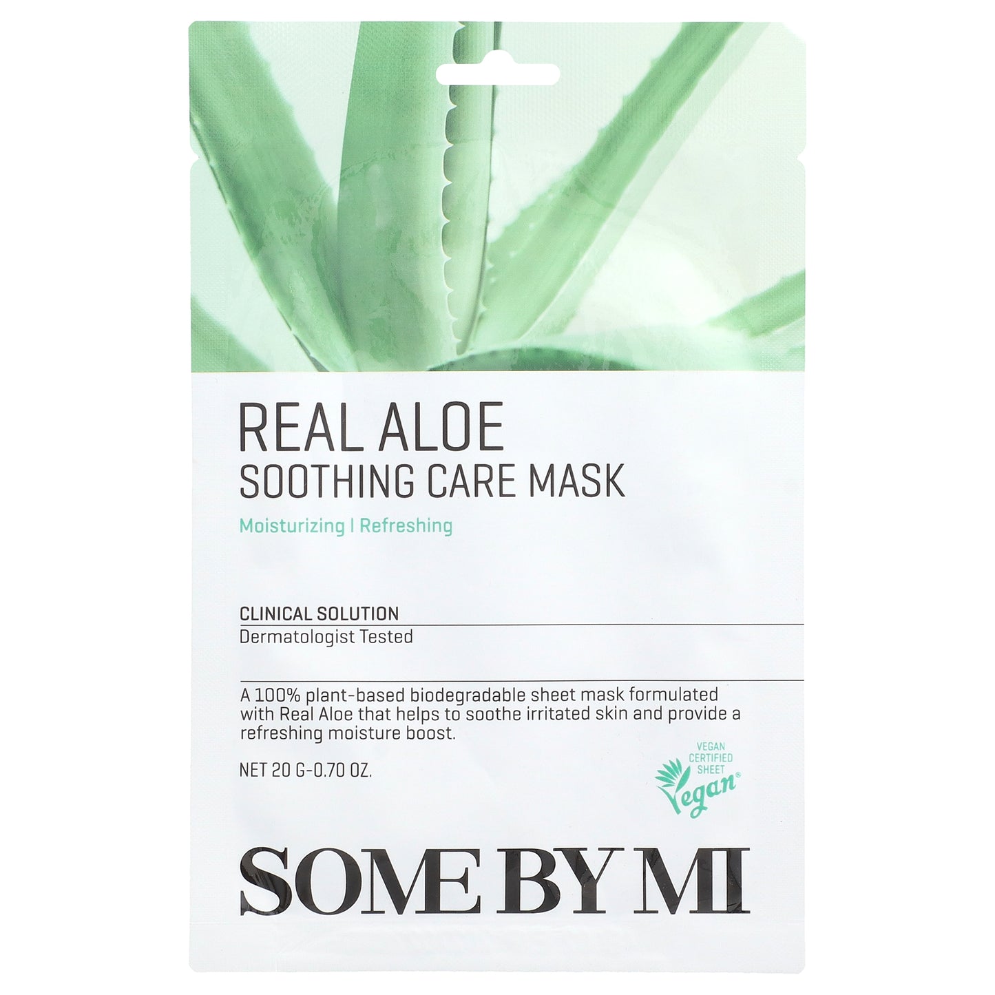 SOME BY MI, Real Aloe, Soothing Care Beauty Mask, 1 Sheet, 0.70 oz (20 g)