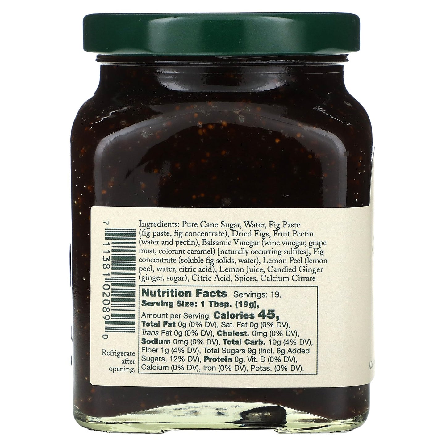 Stonewall Kitchen, Fig & Ginger Jam, 12.5 oz (354 g)