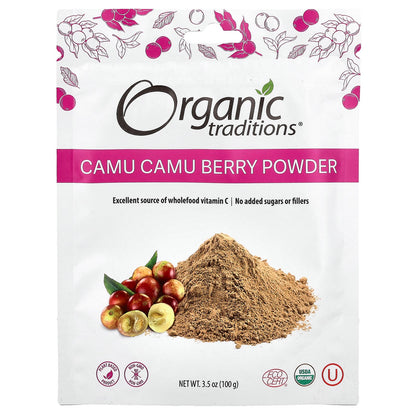 Organic Traditions, Camu Camu Berry Powder,  3.5 oz (100 g)