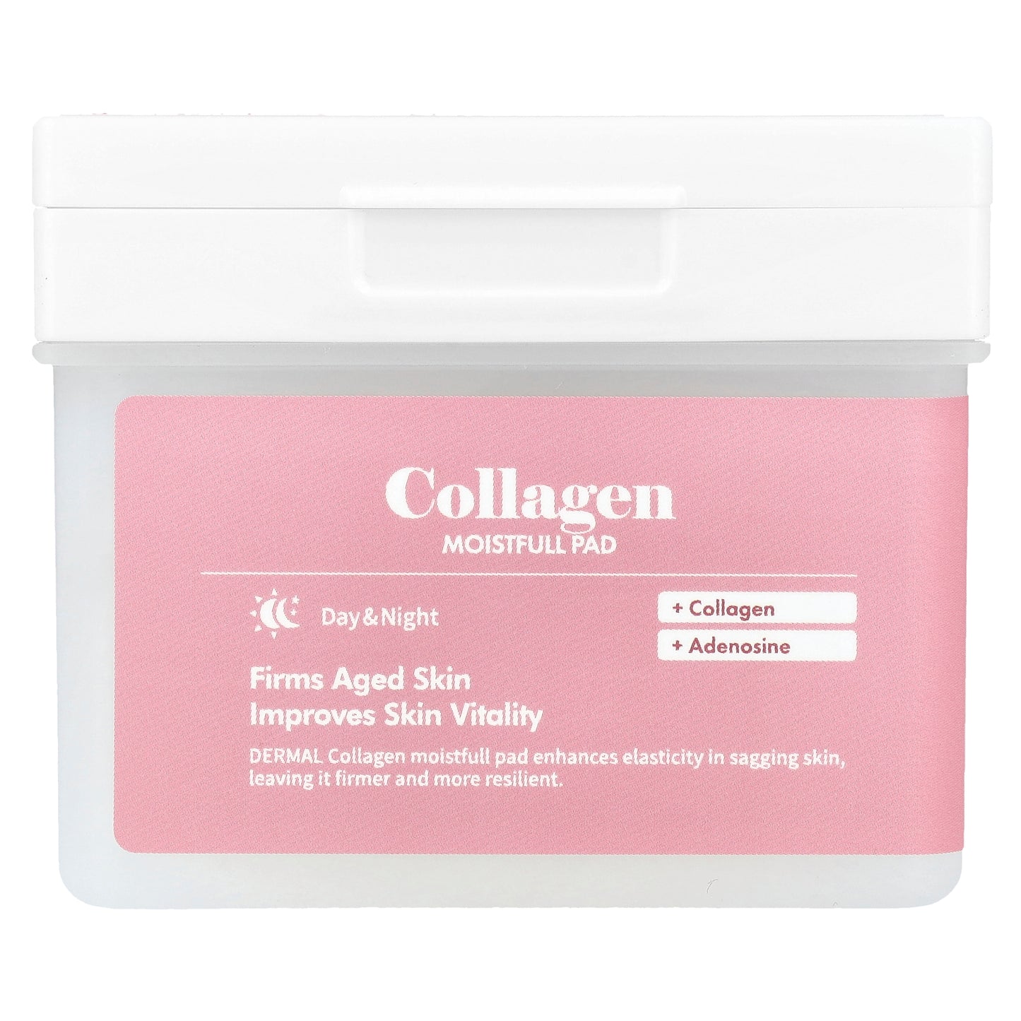 Dermal, Collagen Moistfull Pad, 120 Micro-Hole Pads