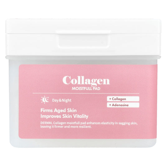 Dermal, Collagen Moistfull Pad, 120 Micro-Hole Pads