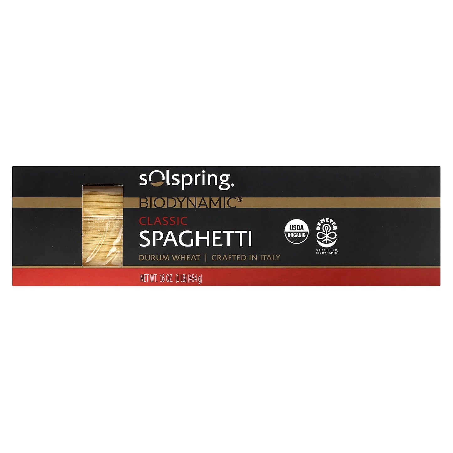 Dr. Mercola, Solspring®, Biodynamic®, Classic Spaghetti, 16 oz (454 g)