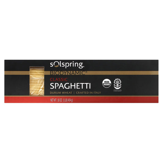 Dr. Mercola, Solspring®, Biodynamic®, Classic Spaghetti, 16 oz (454 g)