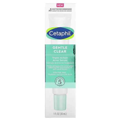 Cetaphil, Gentle Clear, Triple-Action Acne Serum, 1 fl oz (30 ml)