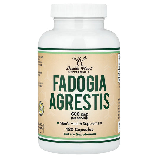 Double Wood Supplements, Fadogia Agrestis, 180 Capsules (300 mg per Capsule)