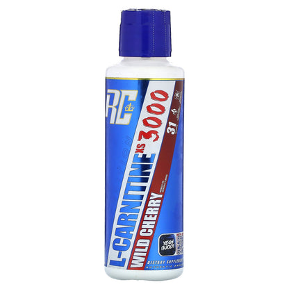 Ronnie Coleman, Vital Edition, L-Carnitine XS 3000, Wild Cherry, 16 fl oz (473.28 ml)