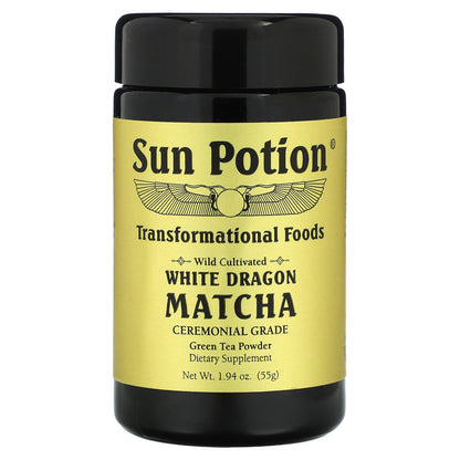 Sun Potion, Wild Cultivated, White Dragon Matcha, Ceremonial Grade, Green Tea Powder, 1.94 oz (55 g)