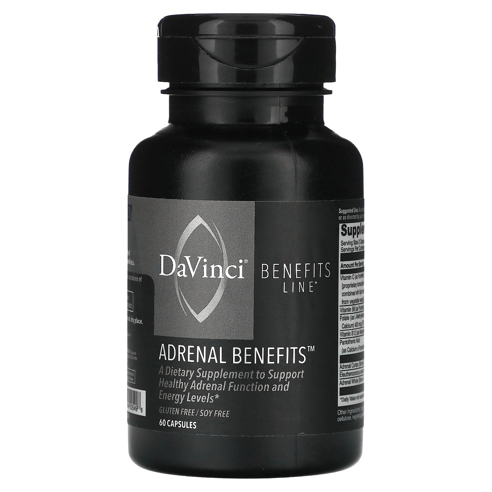 DaVinci Laboratories, Benefits Line, Adrenal Benefits, 60 Capsules