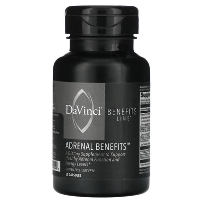 DaVinci Laboratories, Benefits Line, Adrenal Benefits, 60 Capsules