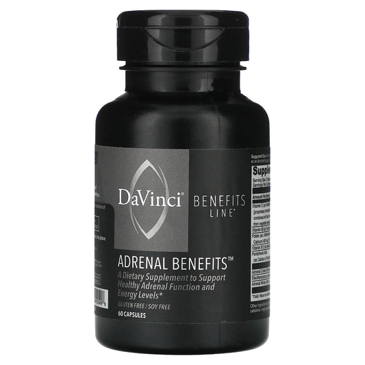 DaVinci Laboratories, Benefits Line, Adrenal Benefits, 60 Capsules
