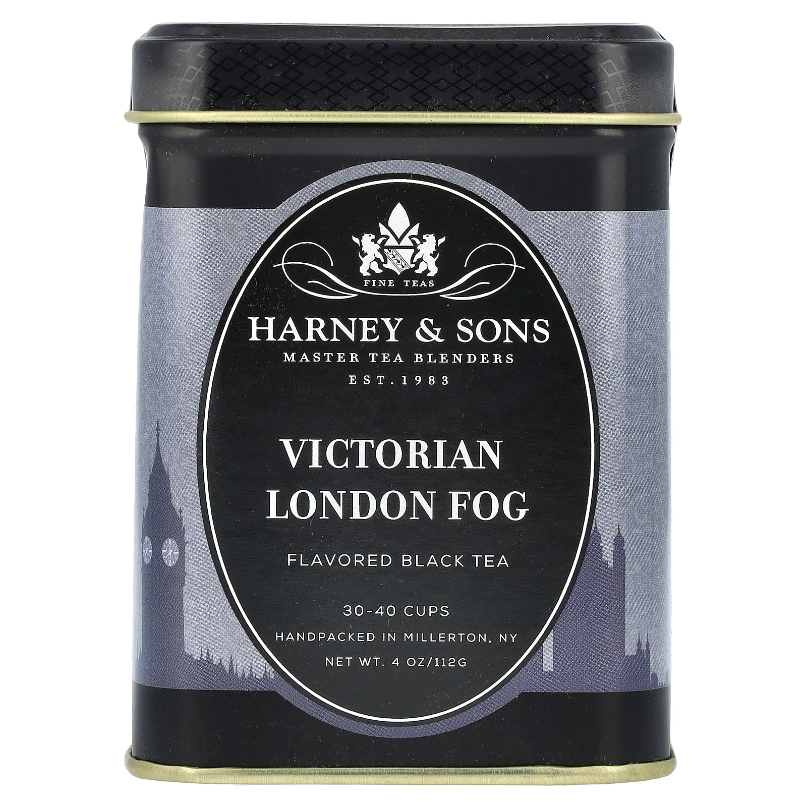 Harney & Sons, Flavored Black Tea, Victorian London Fog, 4 oz (112 g)