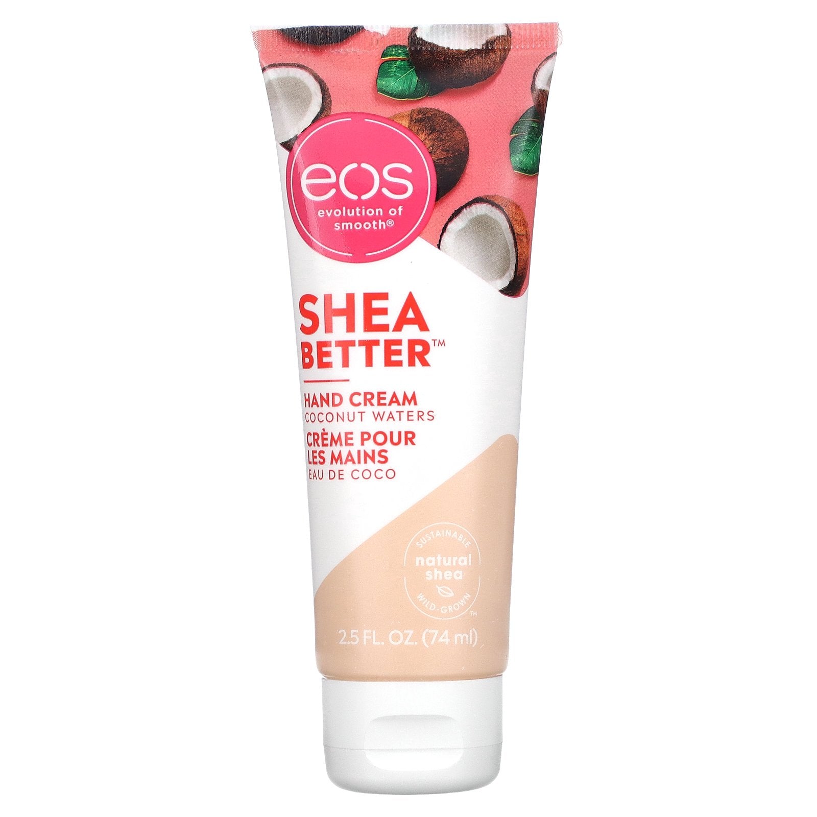 EOS, Shea Better™, Hand Cream, Coconut Waters, 2.5 fl oz (74 ml)