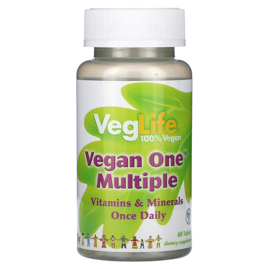 VegLife, Vegan One Multiple , 60 Tablets