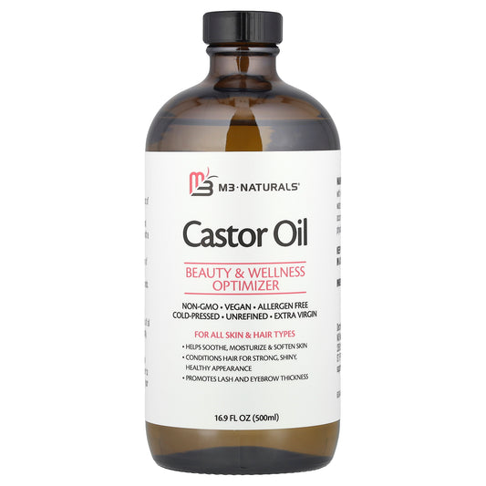 M3, Castor Oil + Body Wrap Kit, 16.9 fl oz (500 ml)