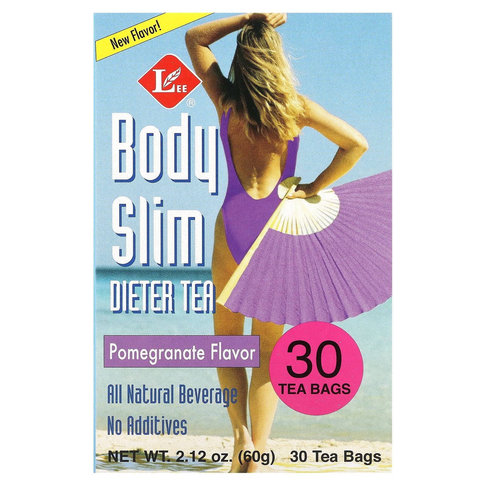 Uncle Lee's Tea, Body Slim Dieter Tea, Pomegranate , 30 Tea Bags, 2.12 oz (60 g)