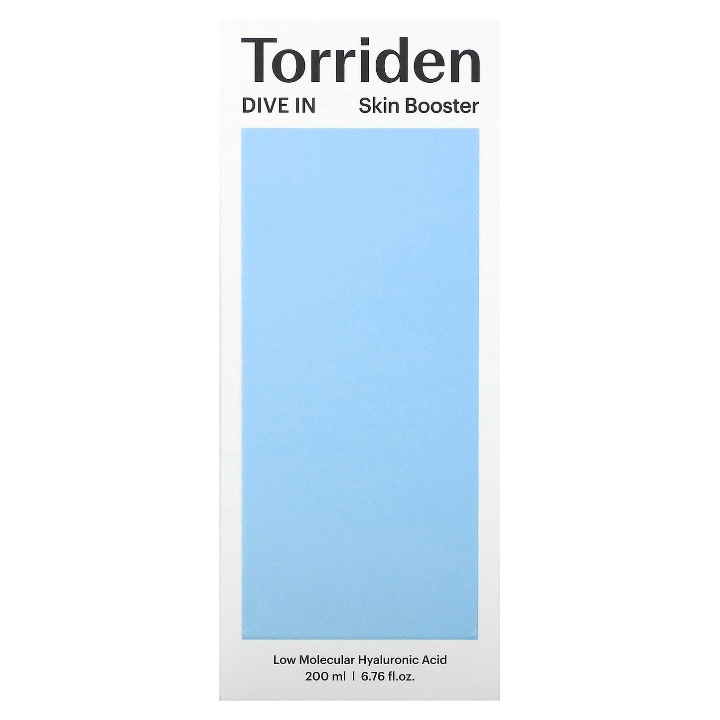 Torriden, Dive In, Low Molecular Hyaluronic Acid Skin Booster, 6.76 fl oz (200 ml)