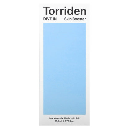 Torriden, Dive In, Low Molecular Hyaluronic Acid Skin Booster, 6.76 fl oz (200 ml)