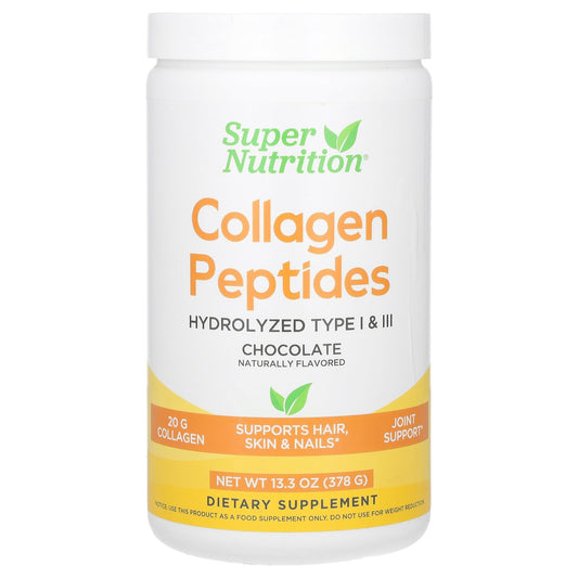 Super Nutrition, Collagen Peptides, Chocolate, 13.33 oz (378 g)