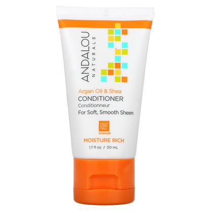 Andalou Naturals, Conditioner, Argan Oil & Shea, 1.7 fl oz (50 ml)