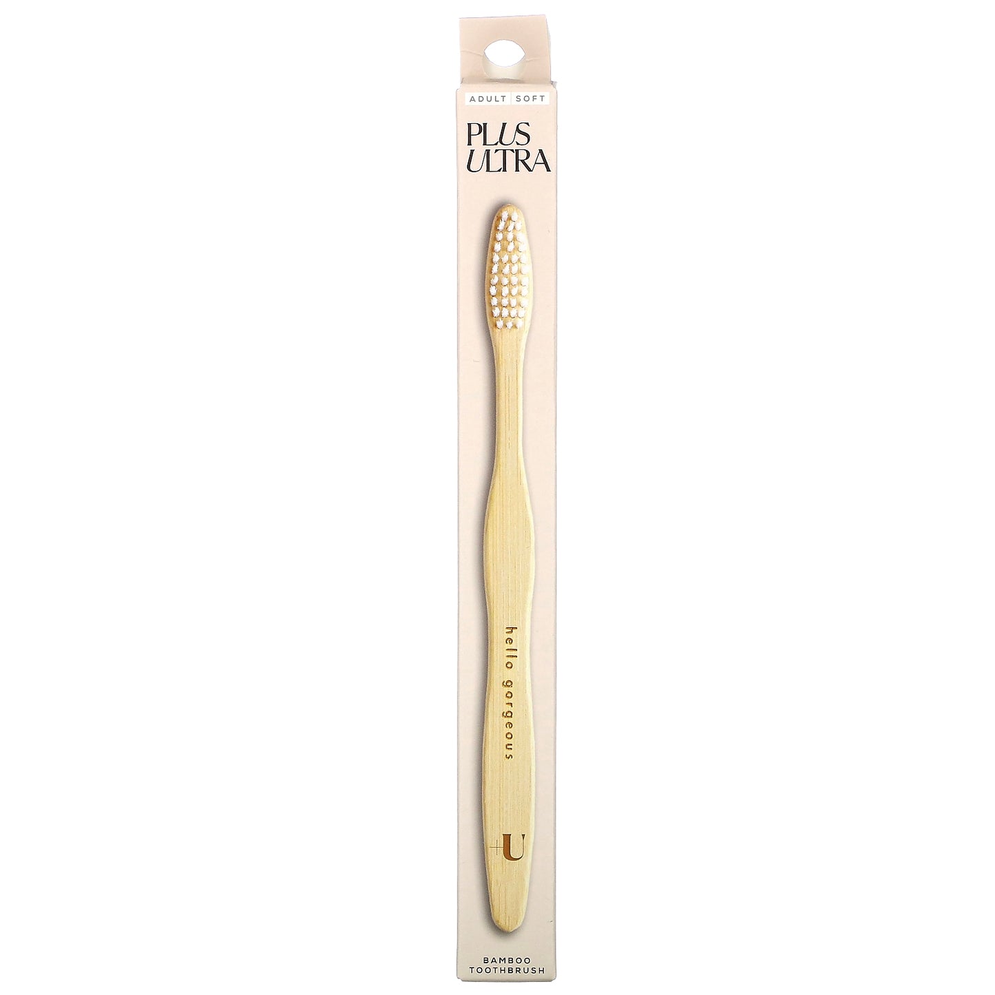 Plus Ultra, Bamboo Toothbrush, Hello Gorgeous, Adult, Soft, 1 Toothbrush