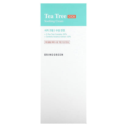 Bringgreen, Tea Tree CICA Soothing Cream, 3.38 fl oz (100 ml)