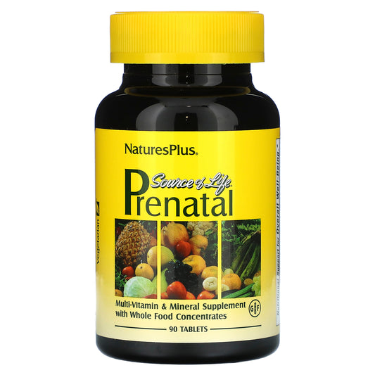 NaturesPlus, Source of Life Prenatal, 90 Tablets