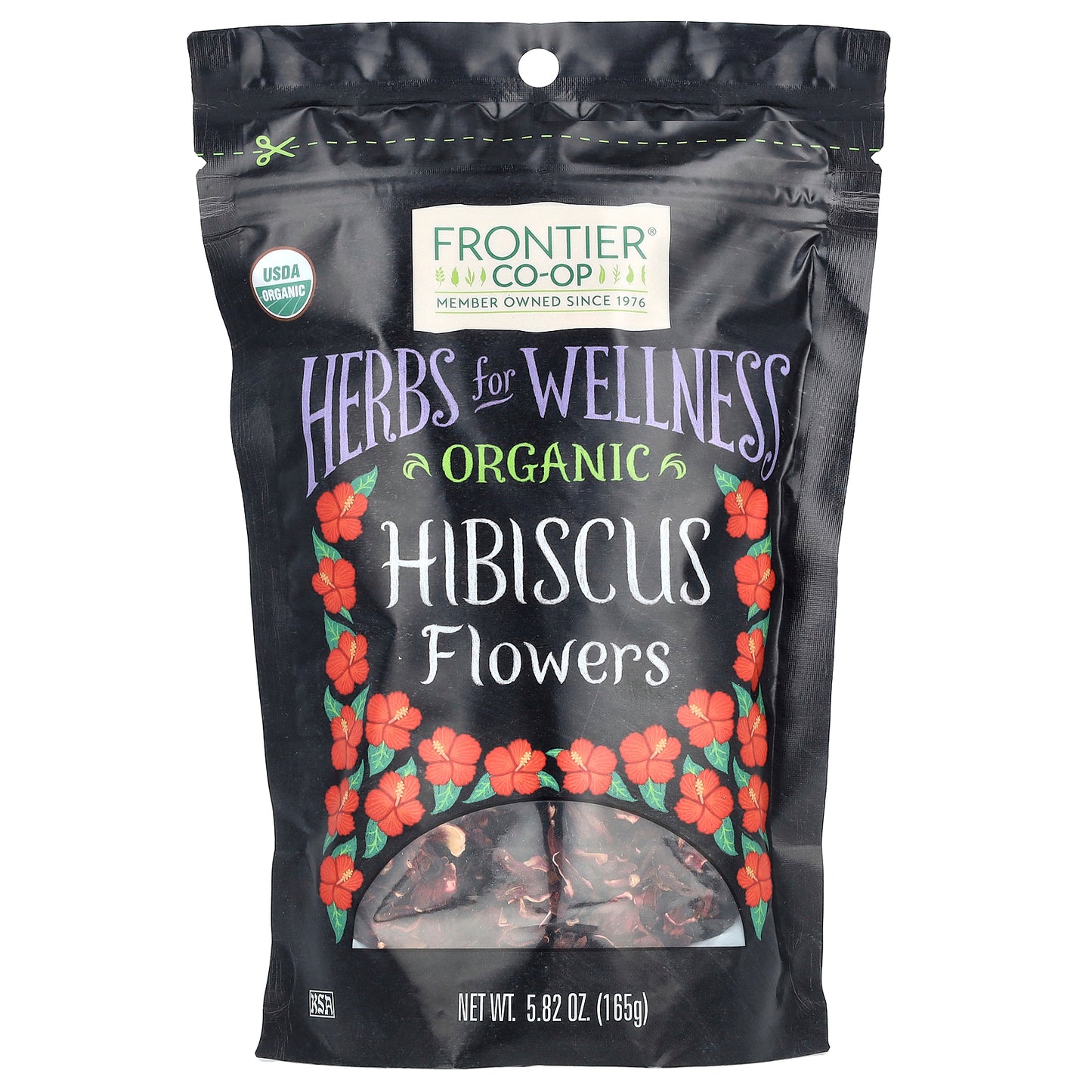 Frontier Co-op, Organic Hibiscus Flowers, 5.82 oz (165 g)