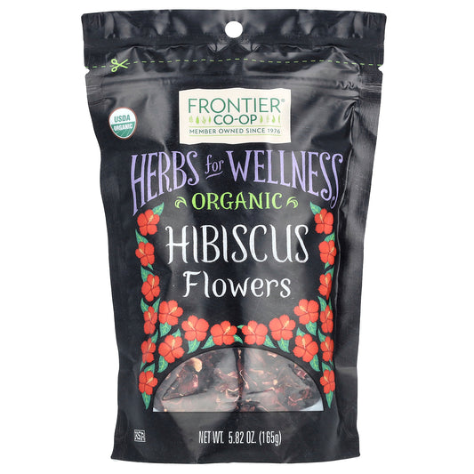 Frontier Co-op, Organic Hibiscus Flowers, 5.82 oz (165 g)