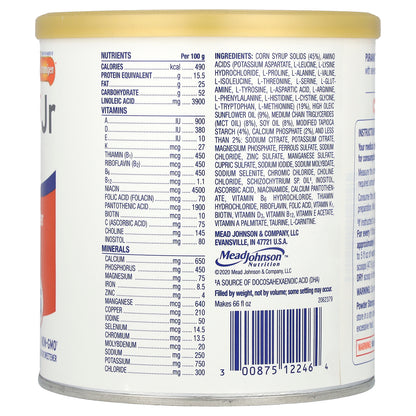 Enfamil, PurAmino™ Jr, Medical Food, Amino Acid-Based Nutrition Powder, Ages 1+, Unflavored, 14.1 oz (400 g)